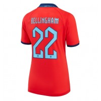 England Jude Bellingham #22 Fotballklær Bortedrakt Dame VM 2022 Kortermet